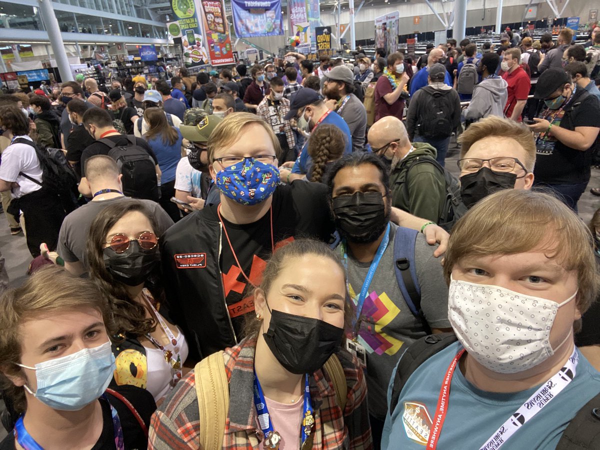 paige_float5's tweet photo. Had an unbelievable time at PAX East and got to hang out with some amazing people. Shoutout to my Corsair ambassadors! Can’t wait for next year❤️
#PAXEast2022 #corsair https://t.co/2ivr3GL6Ye