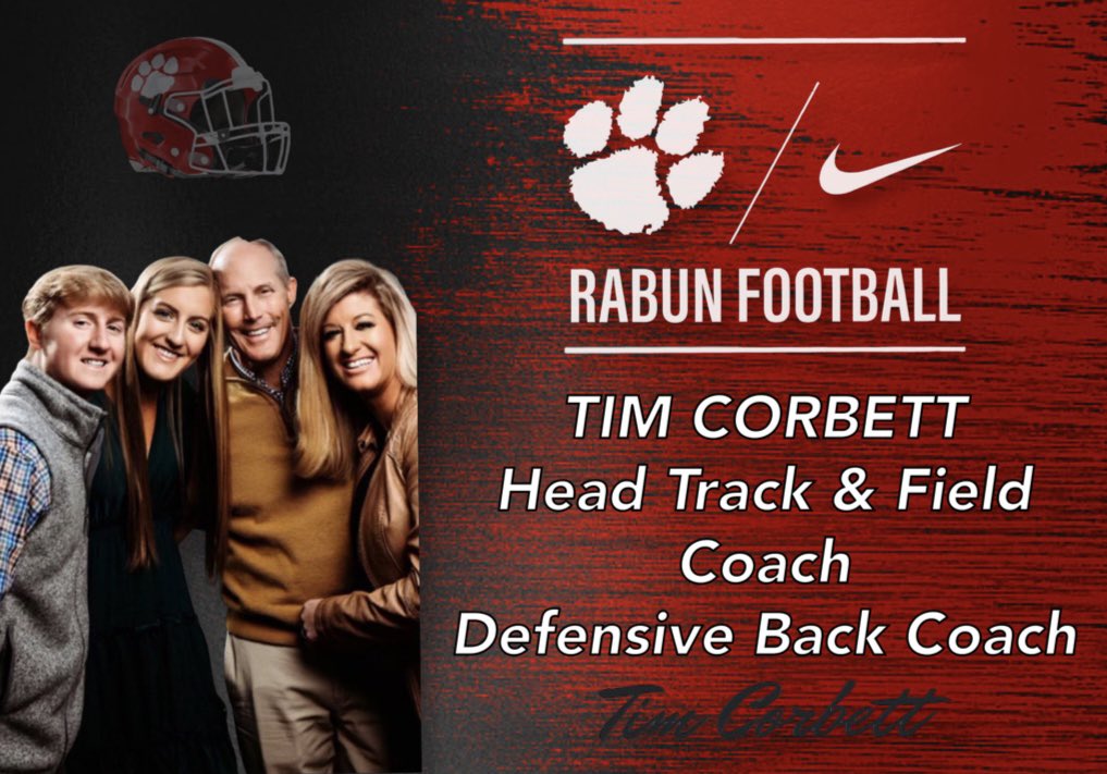 Please welcome, new Head Track &amp; Field Coach / Defensive Back Coach (Varsity Football), Tim Corbett and his family to Wildcat Nation!! Go Cats!