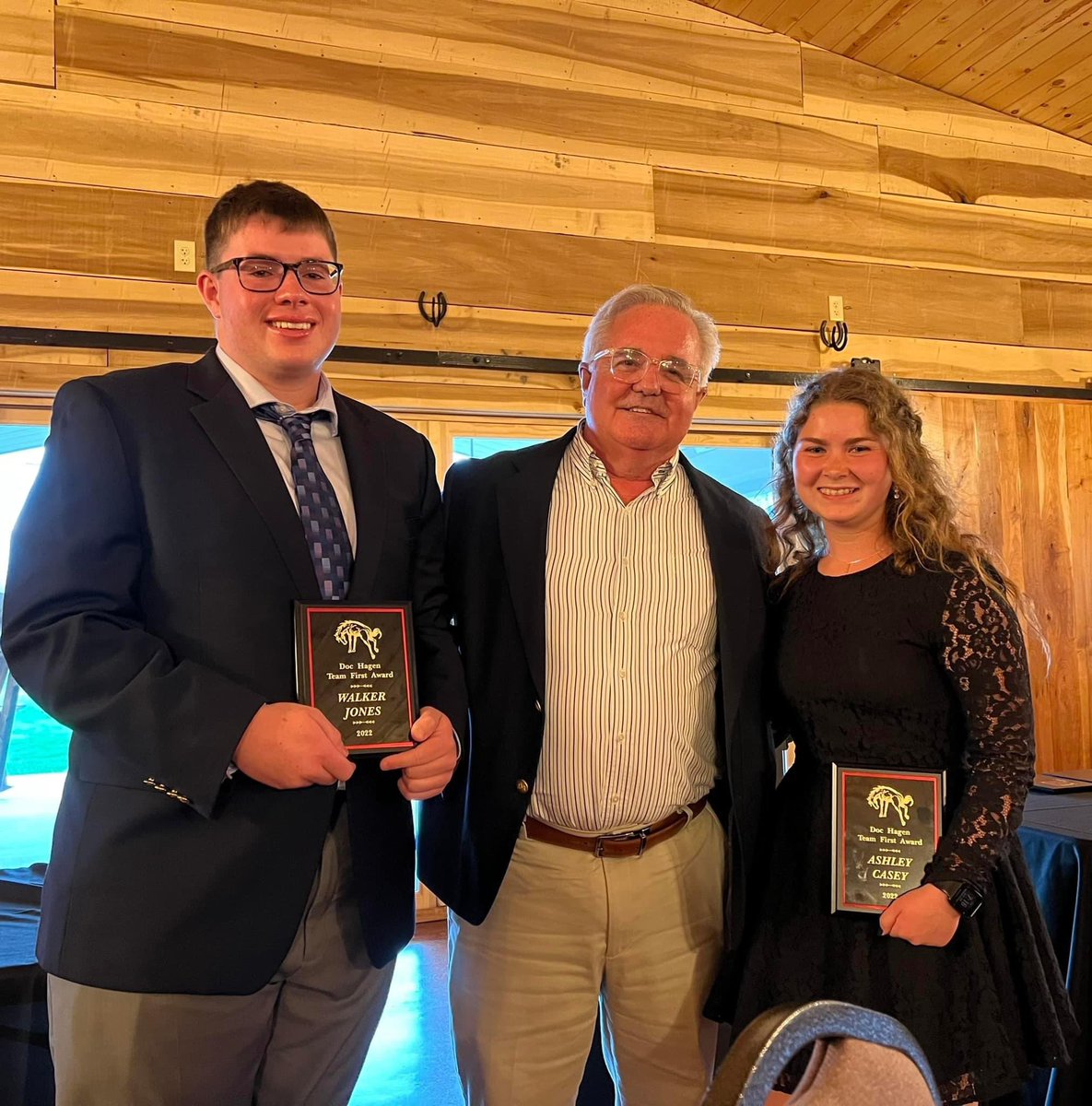 TennisDawn's tweet photo. Congratulations to Walker Jones and Ashley Casey for winning the first Doc Hagen award . Both so deserving and way to represent Broncho tennis😊🎾 https://t.co/BJSVpo8cAl