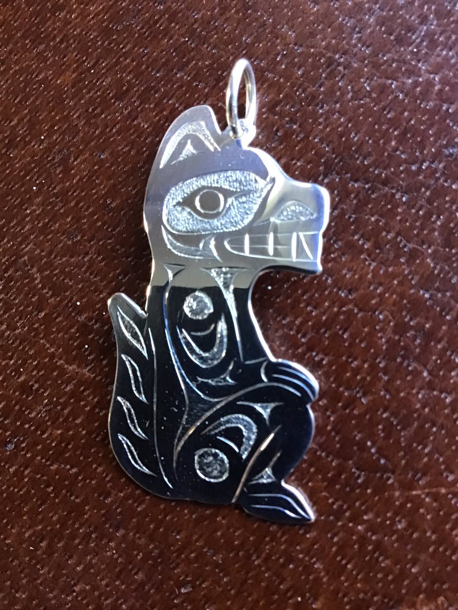 SpiritReflecAr's tweet photo. Wolf pendant by Robert Sanderson https://t.co/XNB3wcM1l9