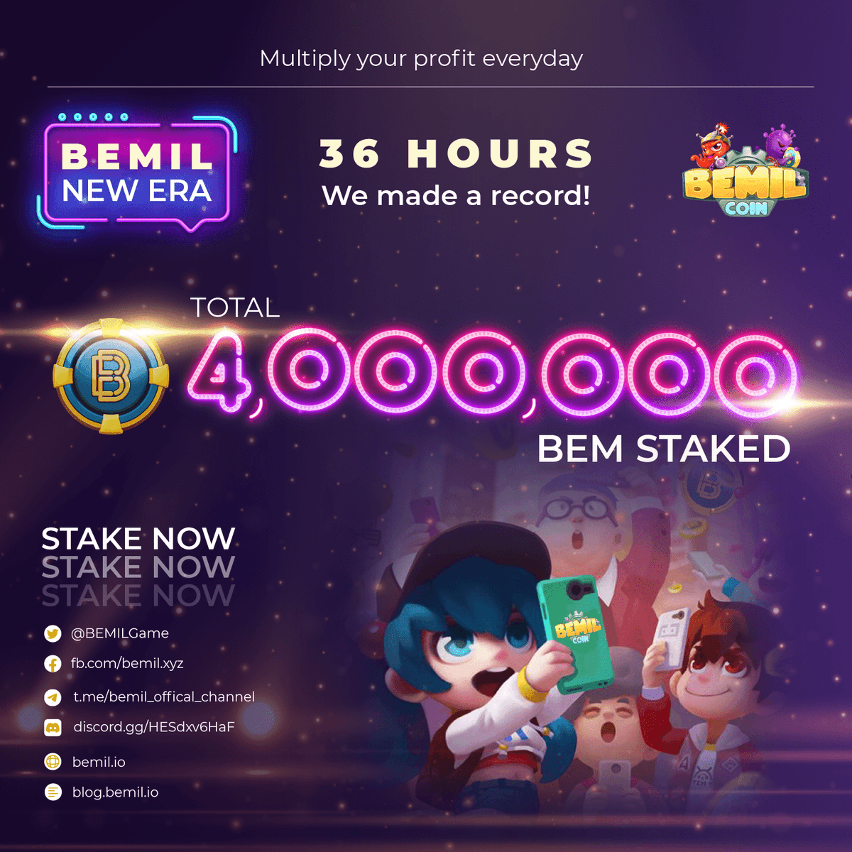 Vivianglie2's tweet photo. Good morning! let's hunt #Bemil #100x
#Bemil_new_era #movetoearn #playtoearn
#VietnamBlockchainExpoverse #BSC #NFT #Gamefi #Metaverse #MVBIV  #BinanceBlockchainWeek #BNBchain #Bemilgame https://t.co/IztHSquxTA