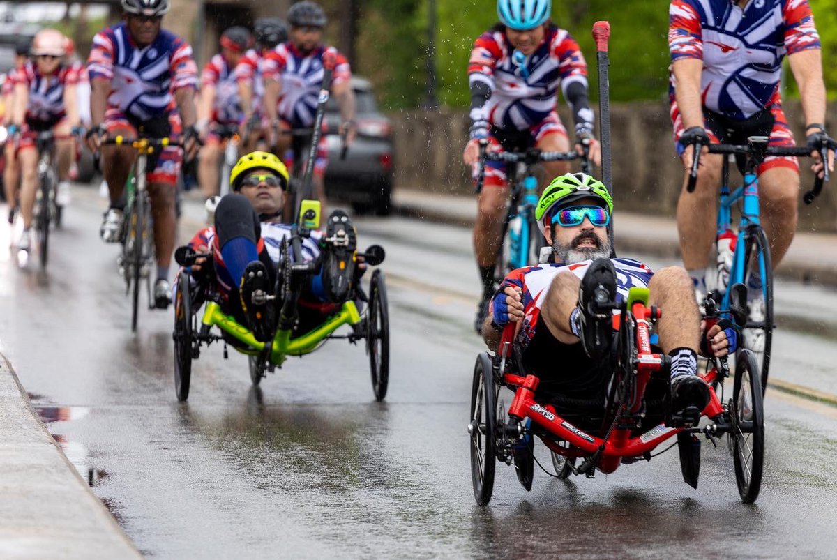 R2RProjectHero's tweet photo. One day down! Although storms might not have allowed us to do all our mileage today, we still made the best of it. 

#WeAreProjectHero #WeAreChampionX #TexasChallenge 
📸: @Jason_Whitman https://t.co/qHrGvMp46i