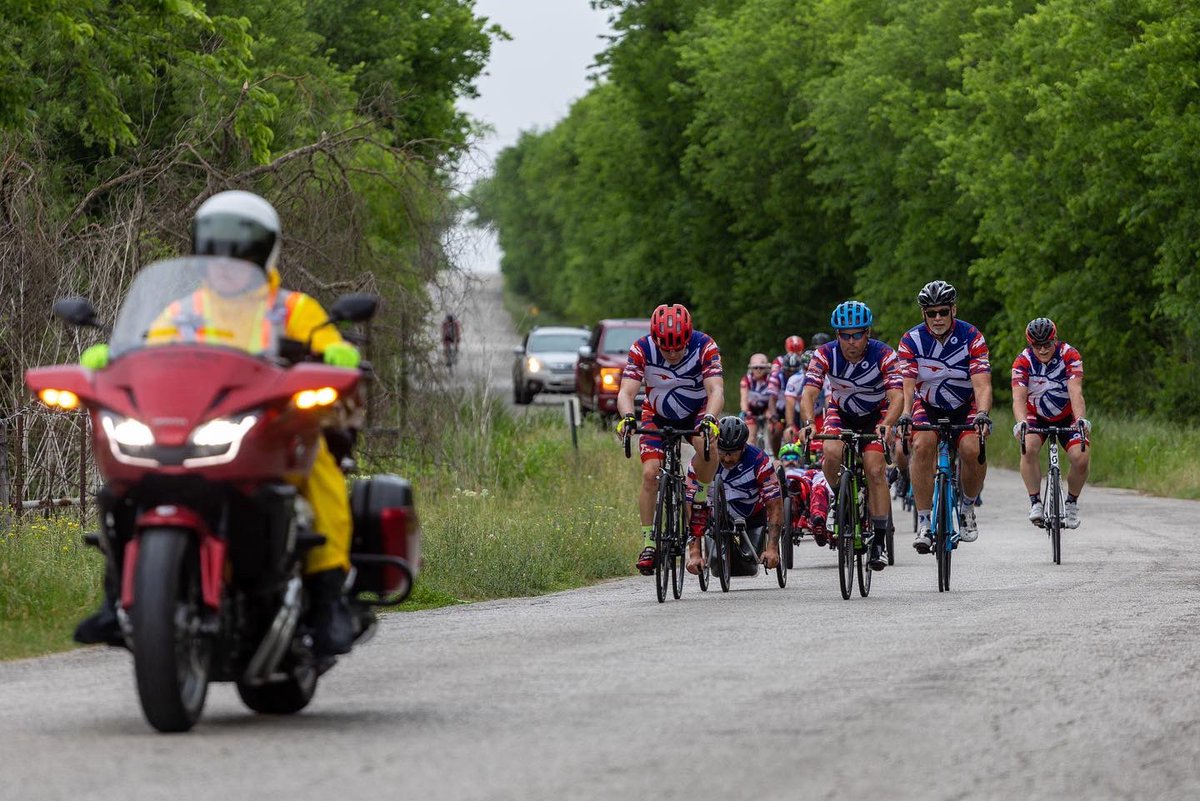 R2RProjectHero's tweet photo. One day down! Although storms might not have allowed us to do all our mileage today, we still made the best of it. 

#WeAreProjectHero #WeAreChampionX #TexasChallenge 
📸: @Jason_Whitman https://t.co/qHrGvMp46i
