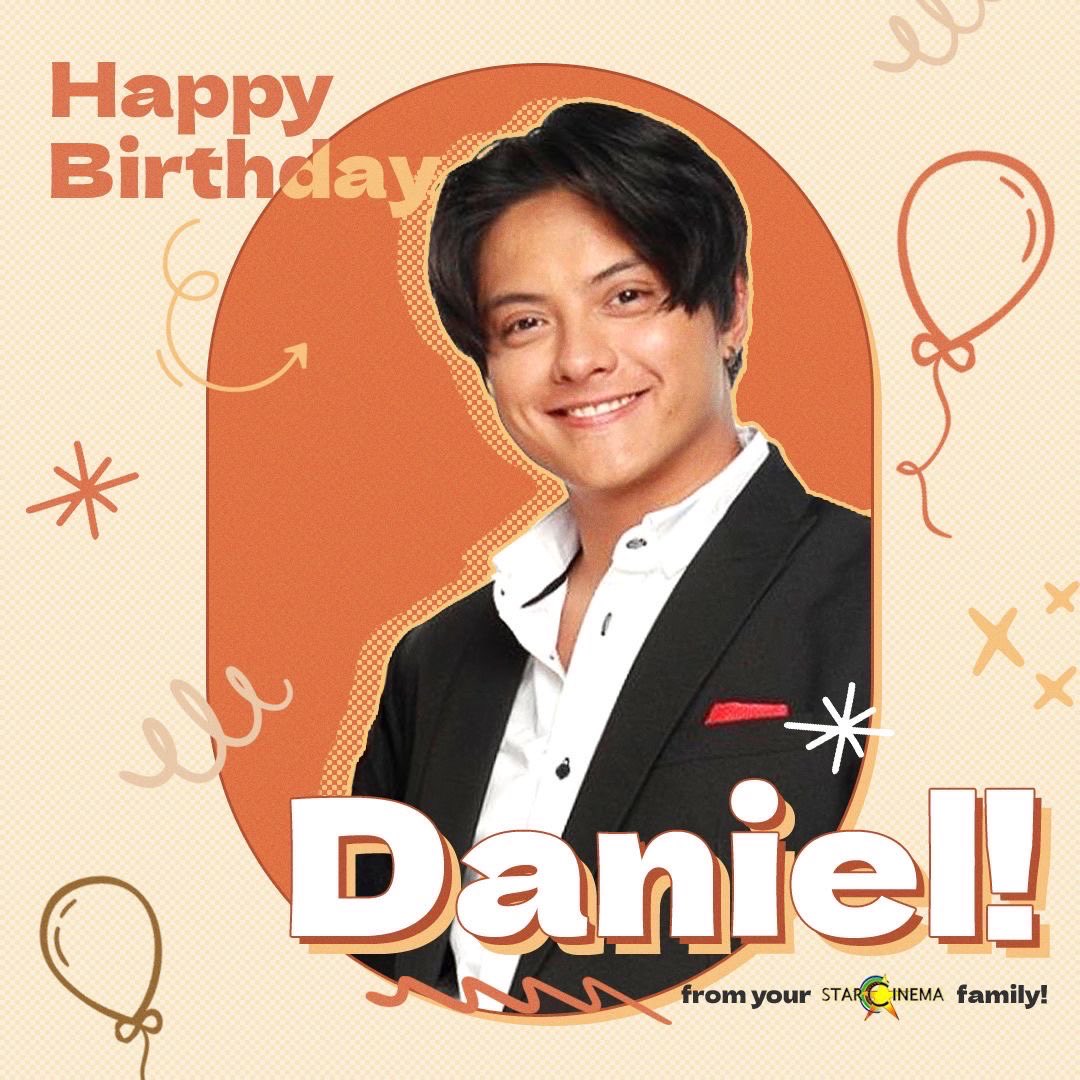 StarCinema's tweet photo. Happiest birthday, @imdanielpadilla! 🎉 Wishing you another wonderful year of happiness and joy! Your Star Cinema family loves you ✨ https://t.co/sJZ0hOVdb2