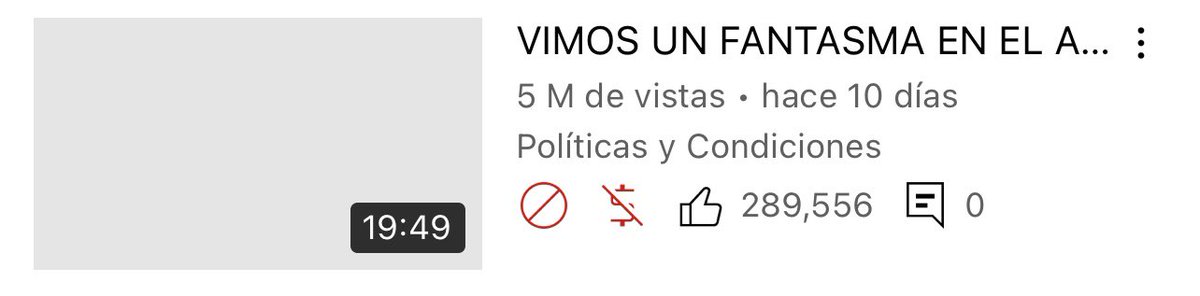 fedevigevani's tweet photo. @YouTubeMexico 🙁 https://t.co/2ZxcXM9ovP