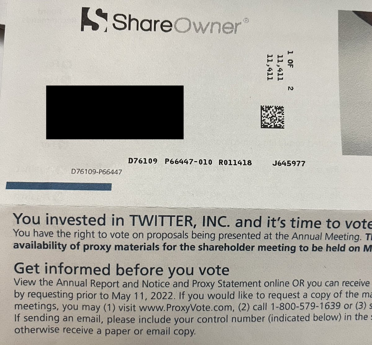 This arrived a day too late