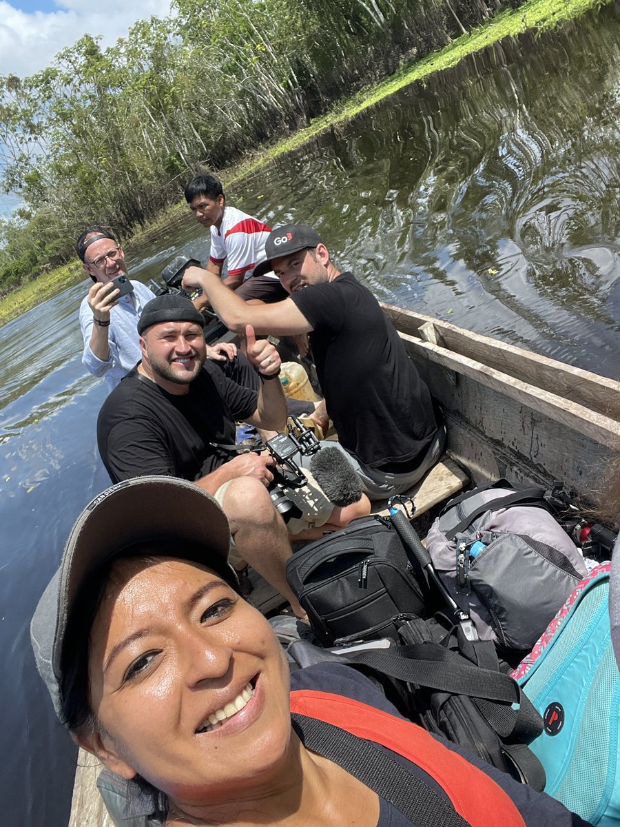 humanafilms's tweet photo. A few days in the jungle of Peru 🇵🇪 with a filming crew from Latvia 🇦🇹🤗 learning about Ayahuasca and ancestral knowledges 🤗🤗🤗 #Documentary #filmperu #perufilm #peru #fixerperu #filmmakerperu #latviafilm #go3 https://t.co/J5Std45R95