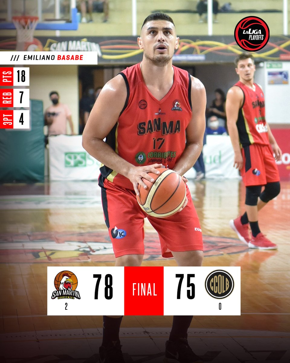 😱 #PlayoffsLaLiga ¡<a href="/CSM_Corrientes/">San Martín Ctes</a> se llevó otro partidazo! Barrió una serie parejísima para meterse en cuartos.