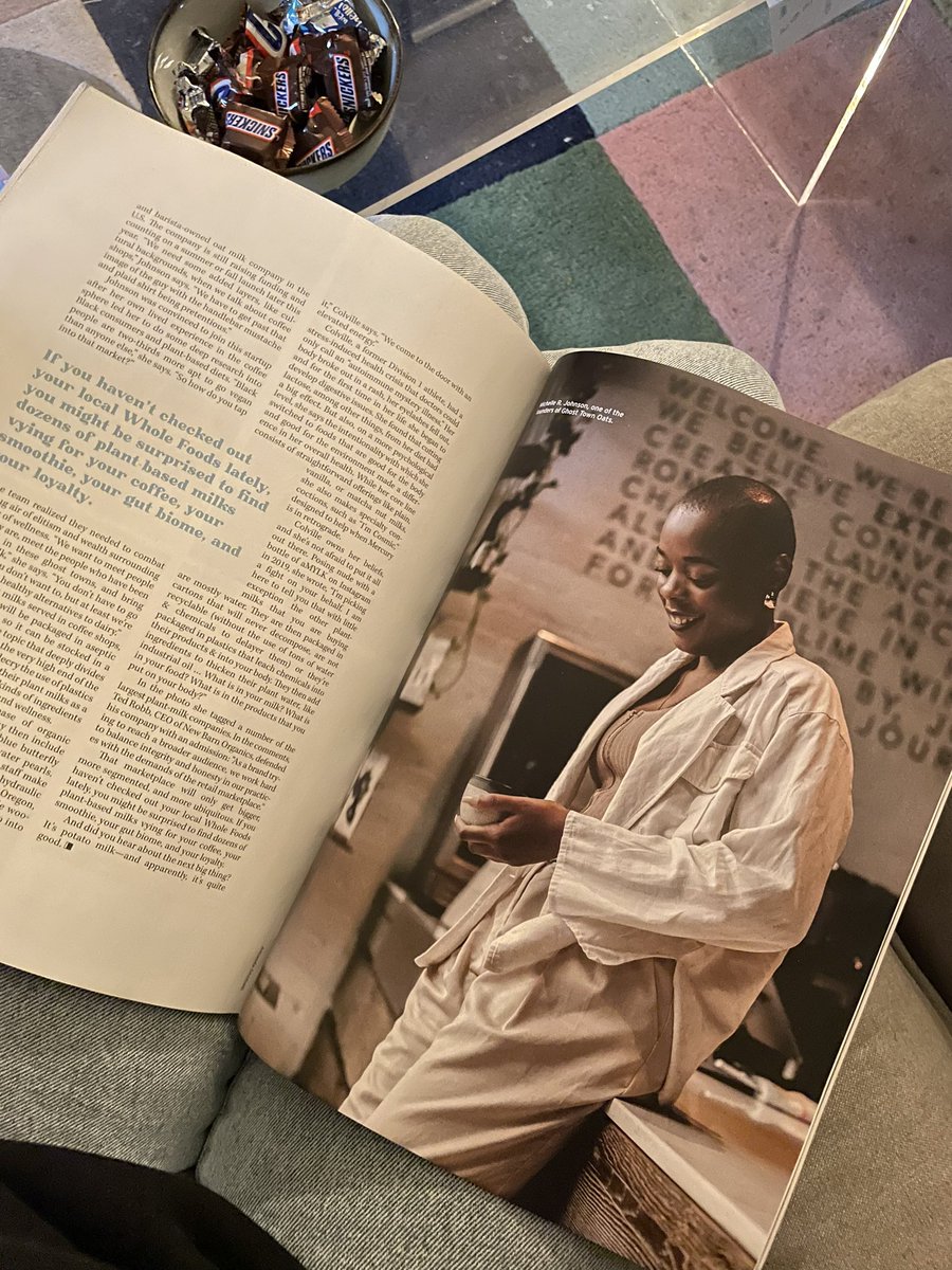 Lady Michelle R. Johnson of Mount Vernon (@michellerenee_j) on Twitter photo Got the new issue of <a href="/imbibe/">Imbibe Magazine</a> today, opened it, and look! It’s ya girl smiling at a cappuccino. 🥲 Got the new issue of <a href="/imbibe/">Imbibe Magazine</a> today, opened it, and look! It’s ya girl smiling at a cappuccino. 🥲