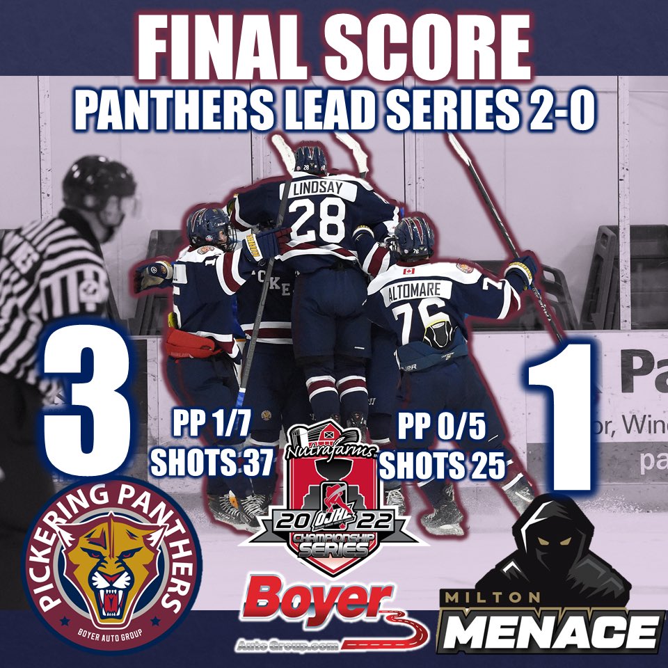 Panthers take series lead 2-0 head home and hope to see everyone Wednesday Night!

#ThisIs50 #NRT #PantherPride #PICvsMIL
