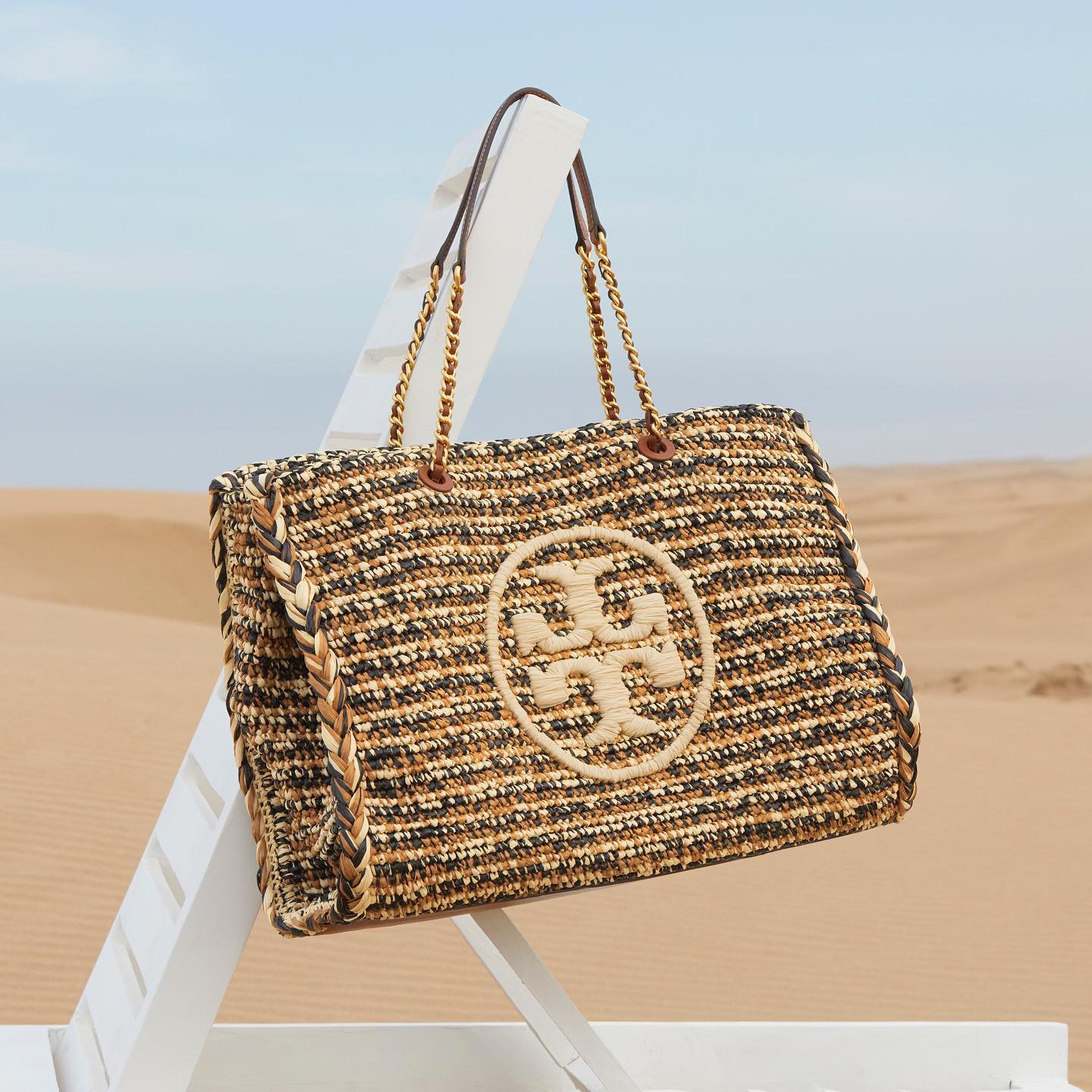 Tory Burch on Twitter: Natural beauty. The Ella Tote is made of