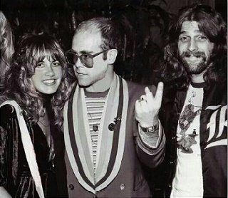 Stevie Nicks with Elton John and Glenn Frey.