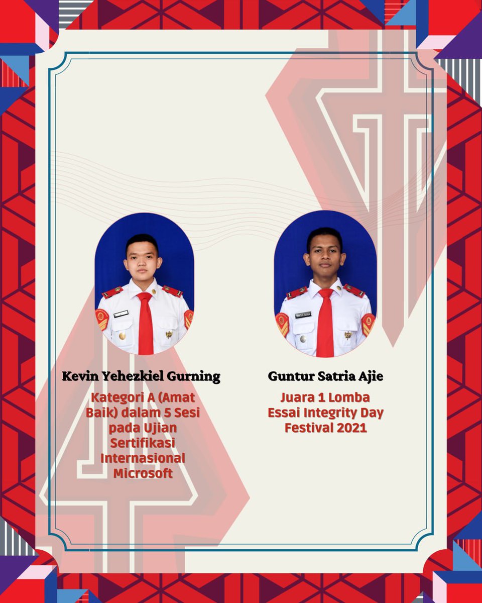 korpstarpssn's tweet photo. [APPECIATION POST]
Sebuah apresiasi atas pencapaian yang luar biasa membanggakan dan membawa nama baik Poltek SSN. Semoga semangat, kerja keras, dan daya juangnya dapat tertularkan kepada kita semua! https://t.co/ALmMLW0yFa
