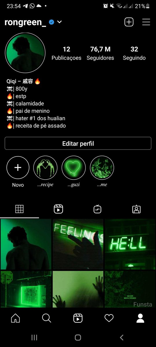 rongreen_'s tweet photo. adm pensa que o qirong teria um perfil assim no instagram, e eu amei 💪🏻💪🏻💪🏻 https://t.co/Js6lJWzJNX