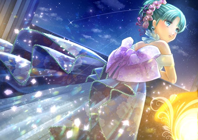 和柄ドレスのtwitterイラスト検索結果