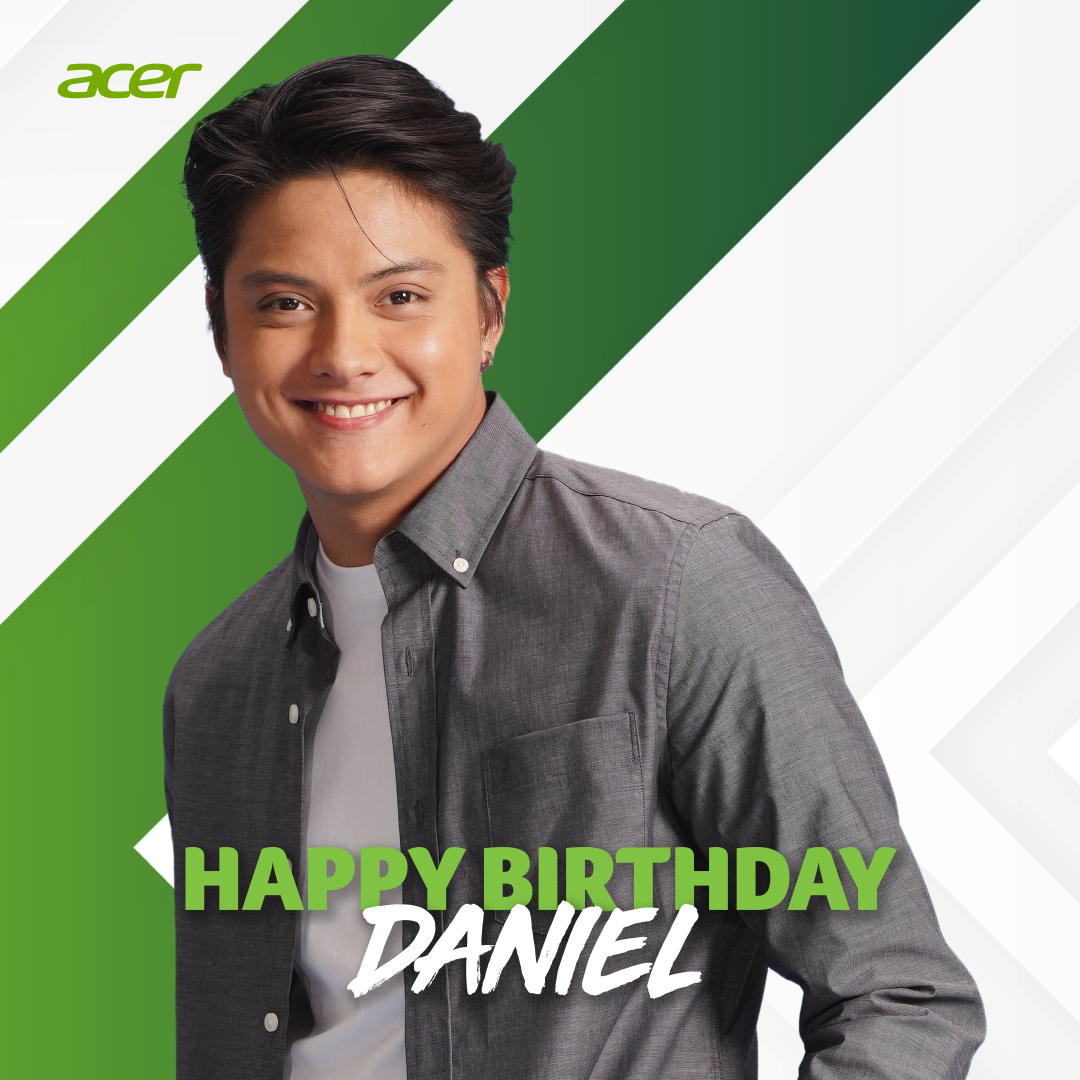 AcerPhils's tweet photo. Happy Birthday, @imdanielpadilla! Join us in celebrating #HappySupremoDJPDay by sending all your well-wishes in the comments section.

P.S. We plan on playing his Melt With You cover on repeat.💚 https://t.co/WCiZMKvgkW