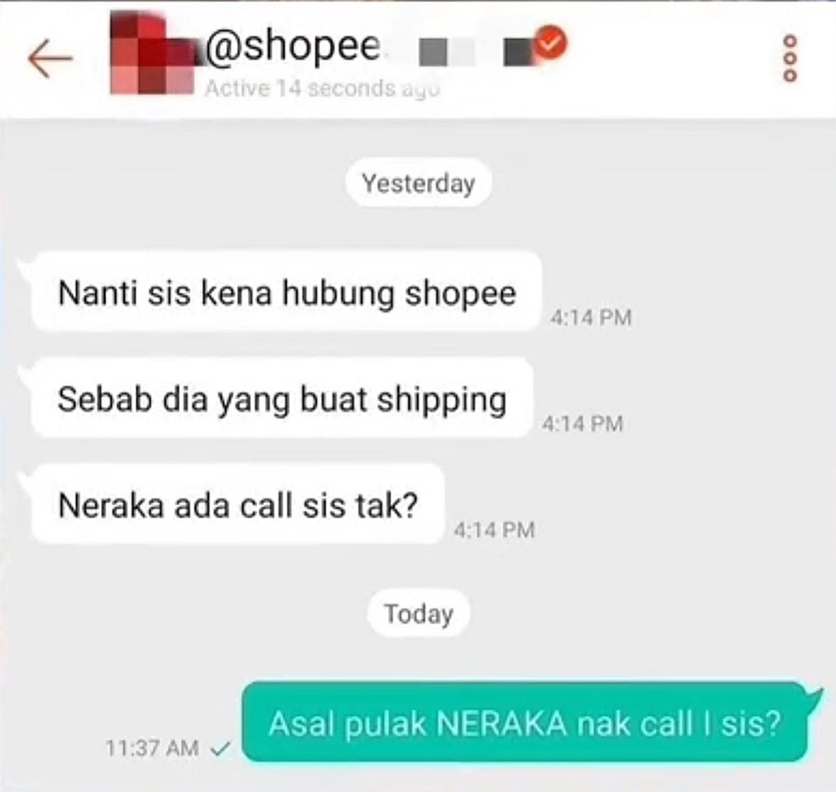 AkmalAbdRazak_'s tweet photo. “Neraka ada call tak?”😭😭😭 https://t.co/YOzJnByNUE