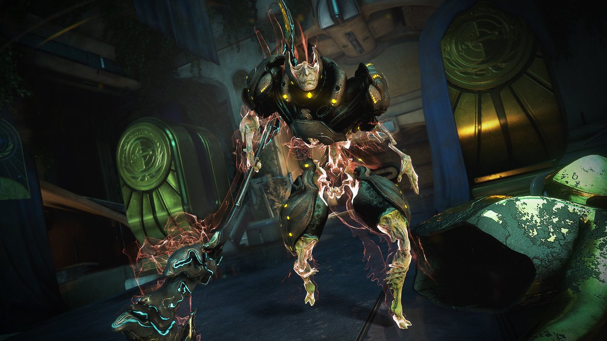 PlayStation's tweet photo. Battle deadly Void Angels across two planes of existence in Warframe’s upcoming Angels of the Zariman update. Learn more: https://t.co/6Ba15zD73e https://t.co/WTJw03blfL