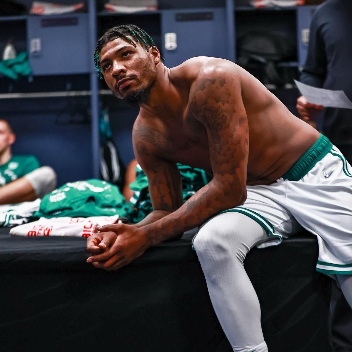 celtics's tweet photo. Straight back to watching film. 

12 more. https://t.co/EFYO2QO4h0