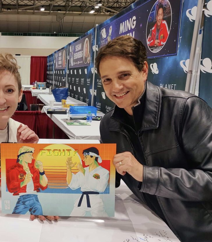 ralph holding a lawrusso fanart??? ralph holding a lawrusso fanart!!!