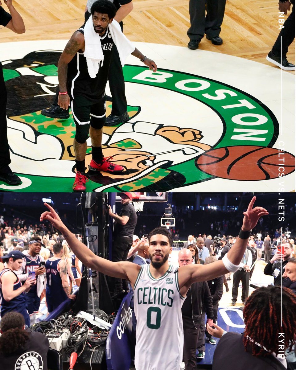 kyrie stomps on logo