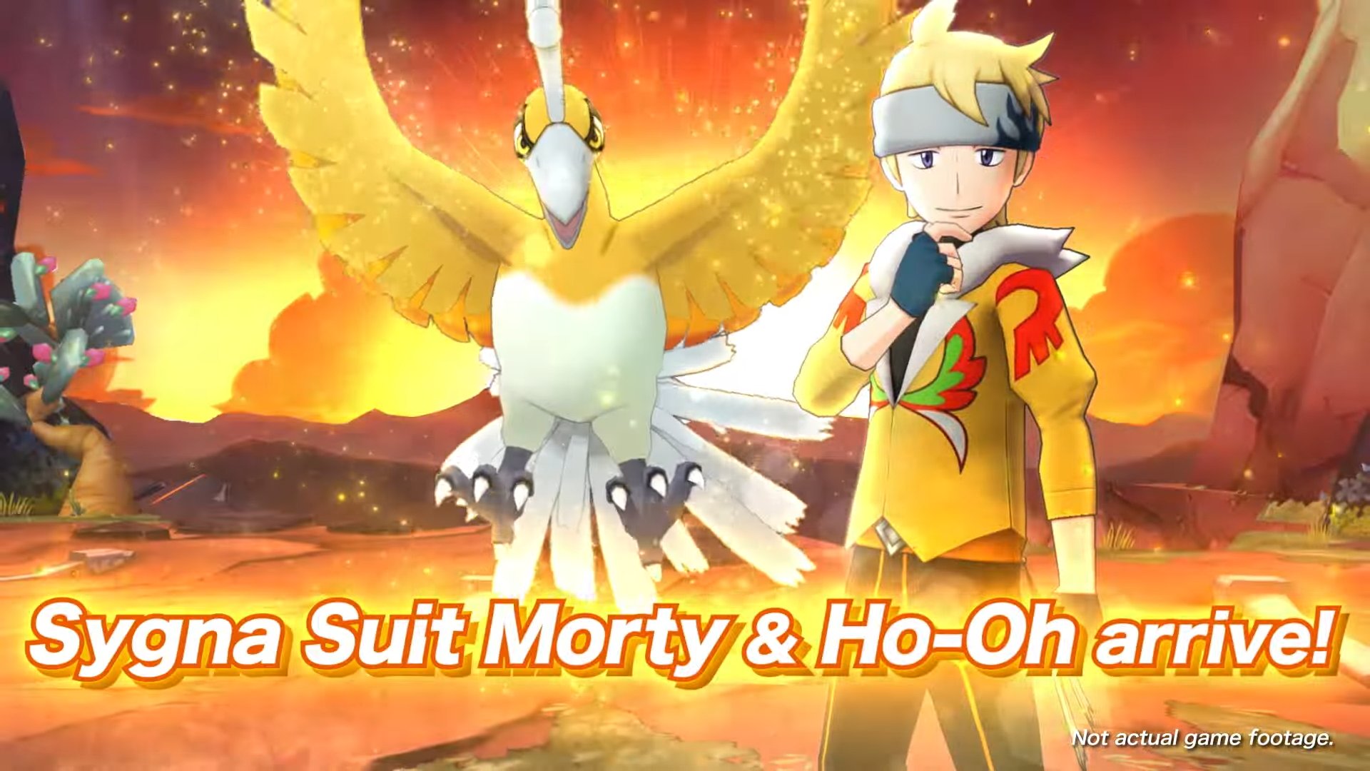 Sygna Suit Morty & Ho-Oh  Pokemon Masters Wiki - GamePress