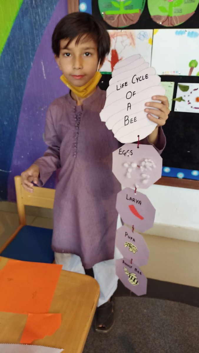 Froebels's tweet photo. Runners learned about the life cycle of a bee and were able to explain how honey bees develop in four distinct stages, egg, larva, pupa, and adult, through a honeycomb craft activity.
#FroebelsDaycare #Childcare #Services #lifecycleofabee #Runners #Islamabad https://t.co/SWd2VFcilw
