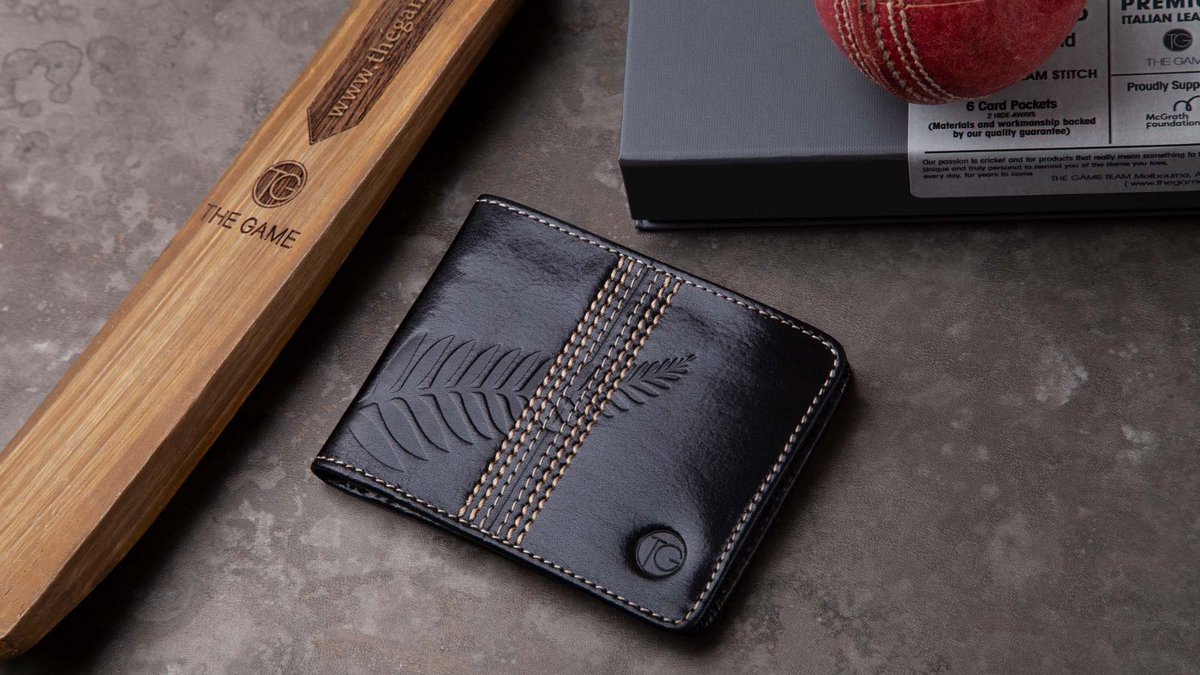 TheGameWallet's tweet image. The gift for the cricket passionate. 
Love the Black Caps? This is the wallet for them. 🎁