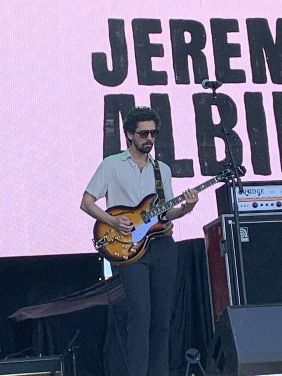 TGraphos's tweet image. Best part of @highwaterfest may have been the surprise of seeing John Turturro playing guitar for @jeremiealbino