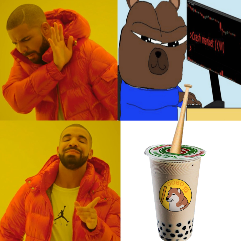 BOBO looks like you lost again, say yes to #DOBO Boba tea instead #dogebonk #cryptocurrency #shib #eth #BTC dogebonk.com