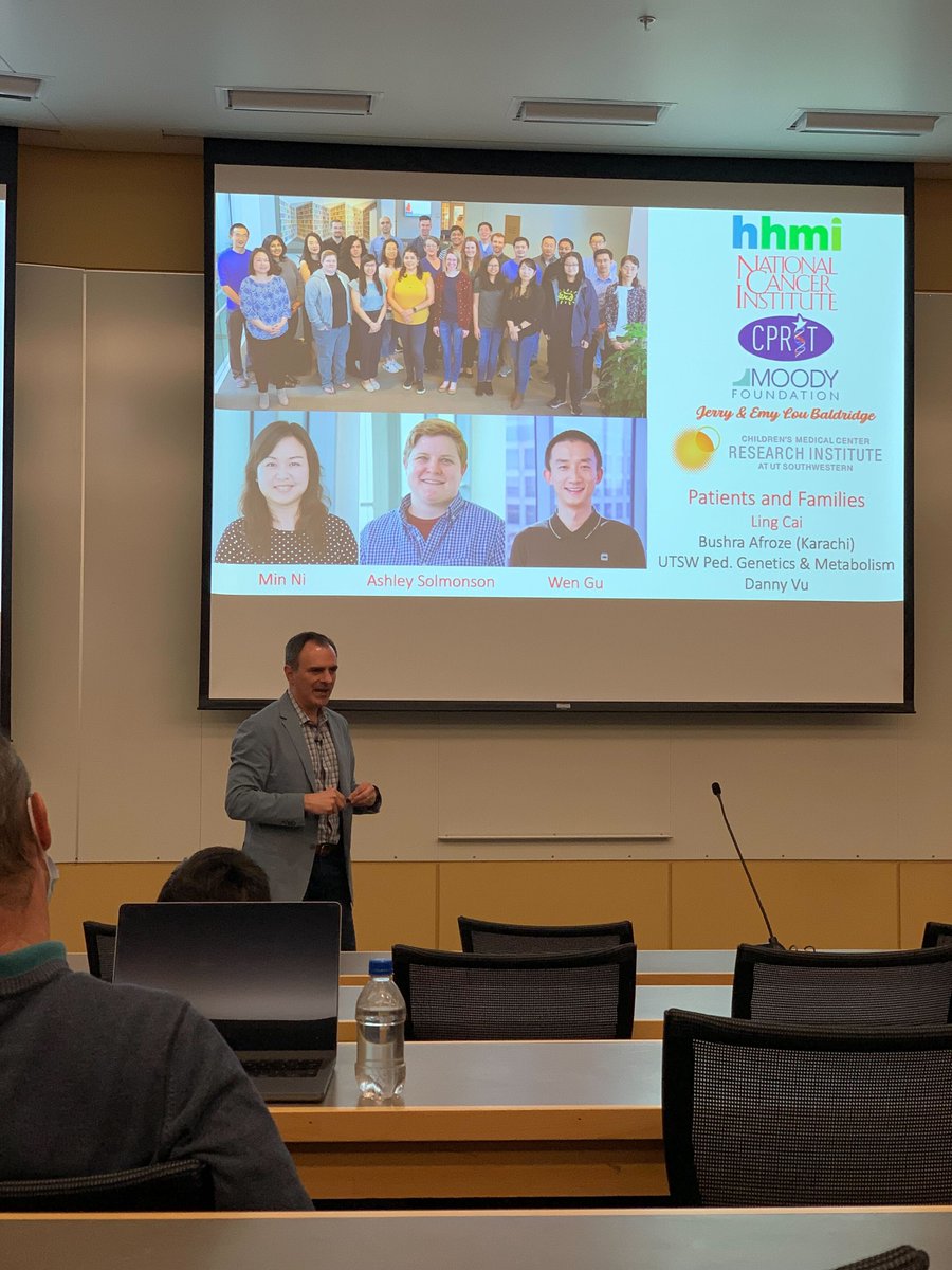 RutterLab's tweet image. Always a treat to hear from @RJDLab! Thanks for sharing your lab&apos;s amazing work on inborn errors of metabolism as part of the @UofUBiochem seminar series. #MitoMonday @HHMINEWS @CRI_UTSW #LateNightWithTheRutterLab