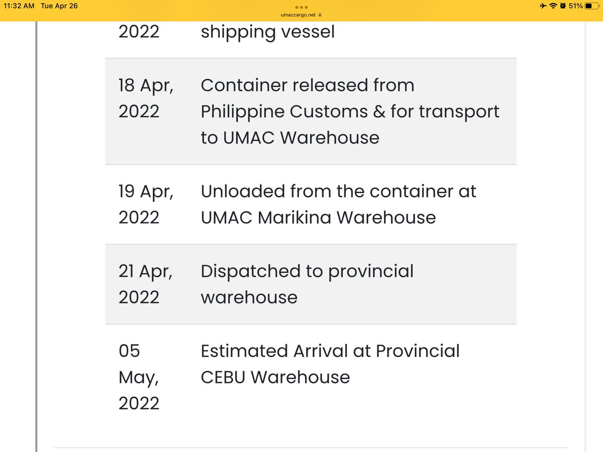 moondaycebu's tweet photo. Updates for enha d:a wv event: (seen in the pic) May 5 Estimate ETA to cebu

BTS Deco Kit: still in KR Add, hopefully may the 1st week of may, in transit to ph na siya

BTS DICON 101 TINGI: In transit to cebu (same eta for d:a) https://t.co/T6FJFVIGzj