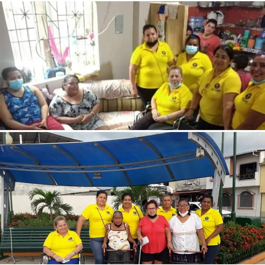 GoldminsEc's tweet photo. Nuestra labor de atención a los más vulnerables continúa.
Junto al equipo de TODO EN VIDA, llegamos con ayudas técnicas.

#SomosGoldmins https://t.co/2YaKZr9q7L