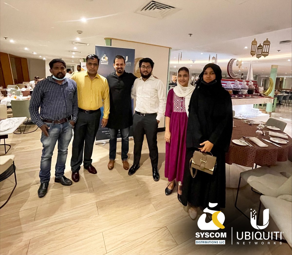 sysllcuae's tweet photo. #Syscom has organized Iftar Feast in this holy month of Ramadan at legend of the sea, The Queen Elizabeth 2. It was an honour to have our valuable customers for this feast to break their fast with us.  #SyscomUAE #Ubiquiti Networks #iftarfeast https://t.co/baHAvUUAIY