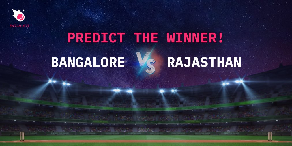bowleddotio's tweet photo. (27/63) Predict the Winner for Bangalore vs Rajasthan match today, follow these simple steps, and win amazing giveaways every week. Weekly NFTs, Tokens, Cash prizes to be won!! Leave your answers in the comment box.
#Getbowled
#Play2Earn
#Bebowled
#bowled4Life https://t.co/wJqFjuvSPv