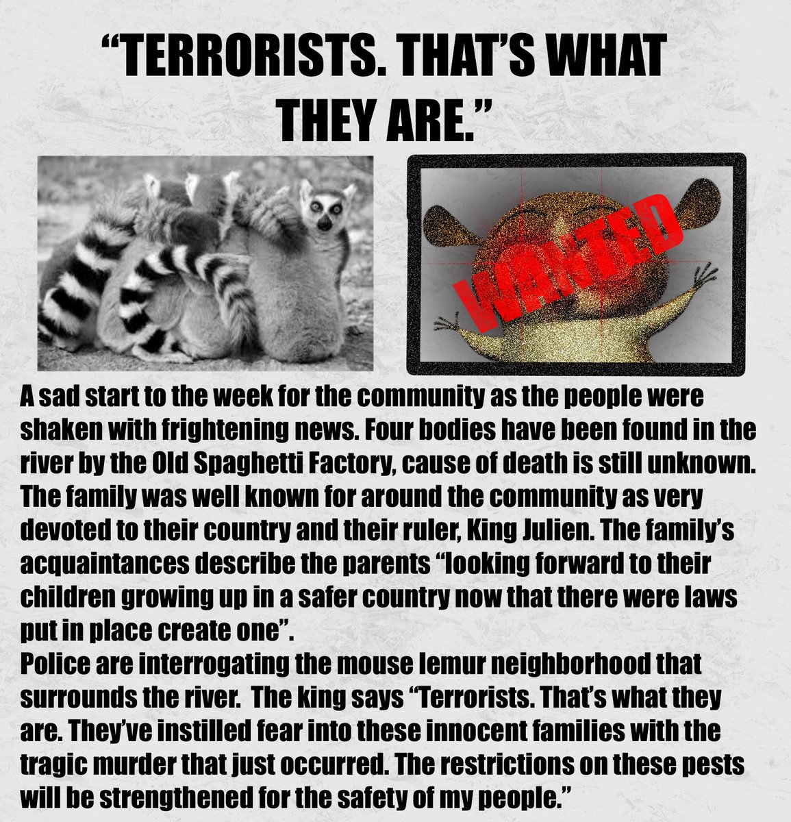 king_____julien's tweet photo. What a tragedy today in the capital. The remains of a good family were found in a river. The news article is linked below for more information. I send my greatest condolences to the family’s loved ones and I pray the community will recover from this event soon #rip https://t.co/Grg2XHuMEn