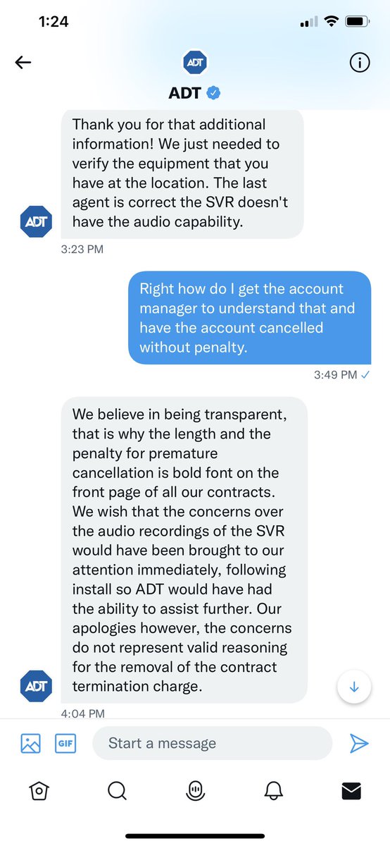 llisondevane's tweet photo. @ADT can I please have help getting this reasonably resolved? I’m at loss of words of how I should be fined for specifically requesting for audio/video recording and sold SVR cameras when you’re aware they do not have audio capability. https://t.co/r3mJFF8TOZ