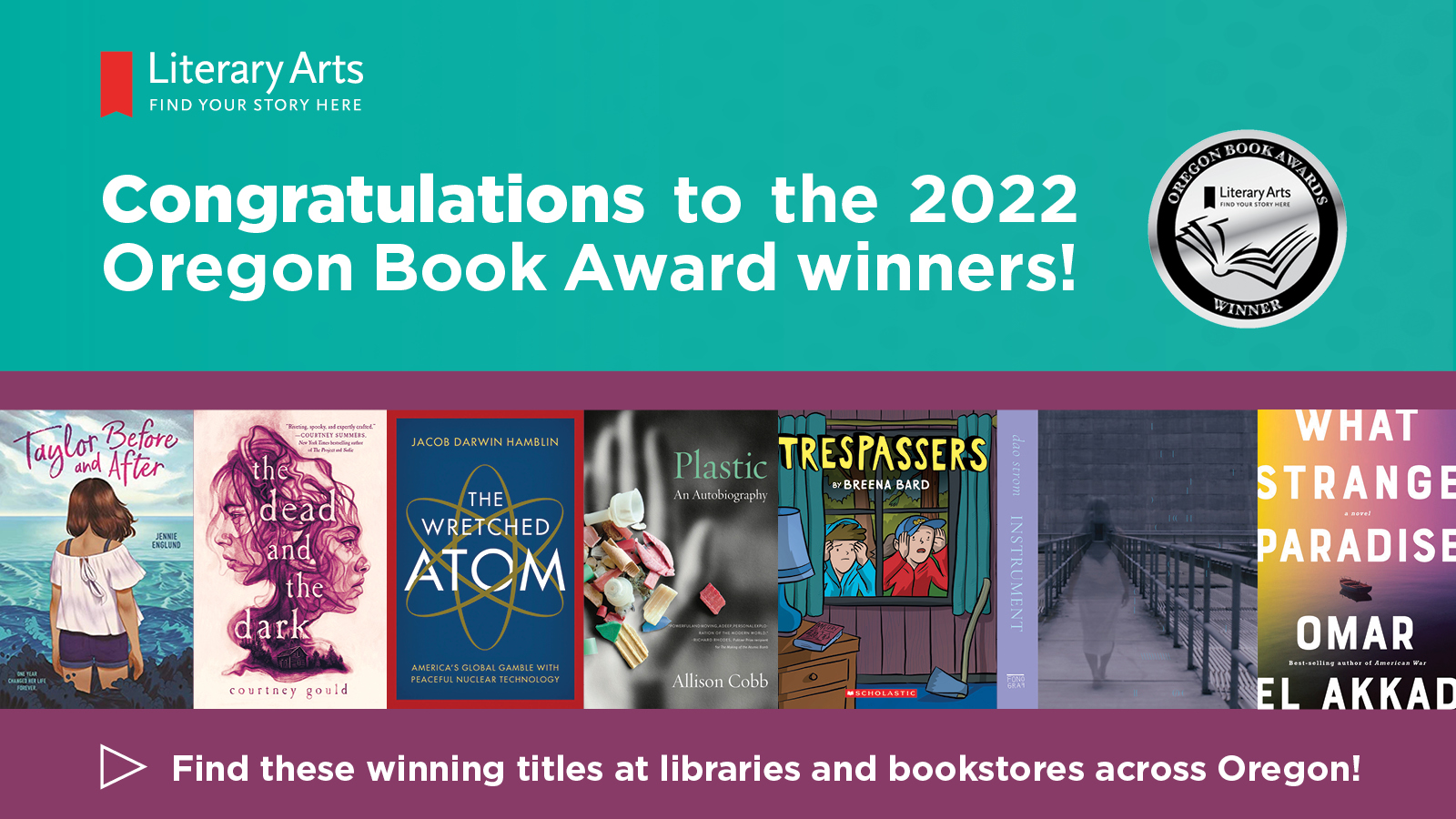 Literary Arts Twitterren "The oregonbookawards ceremony is underway