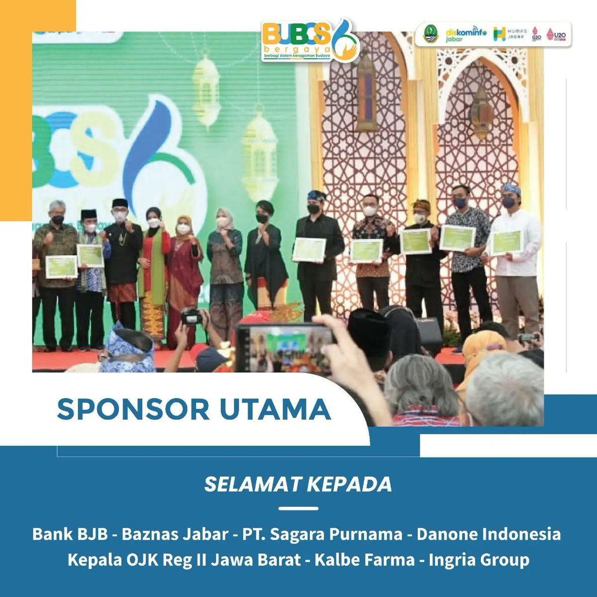 ata_lia's tweet photo. Ibu Marliah, Kota Bogor
Ibu Ismawati Kota Bekasi
. 
Dress code terbaik:
Laki2: pak teten
Perempuan: bu umi
. 
Selamat untuk semuaa…
Semangat untuk selalu menebar kebaikan dimanapun dan kapanpun….❤️❤️❤️
.
#siCinta
#siCinta atalia
#rantangcinta
#bubos6 https://t.co/KYqowFzBZs