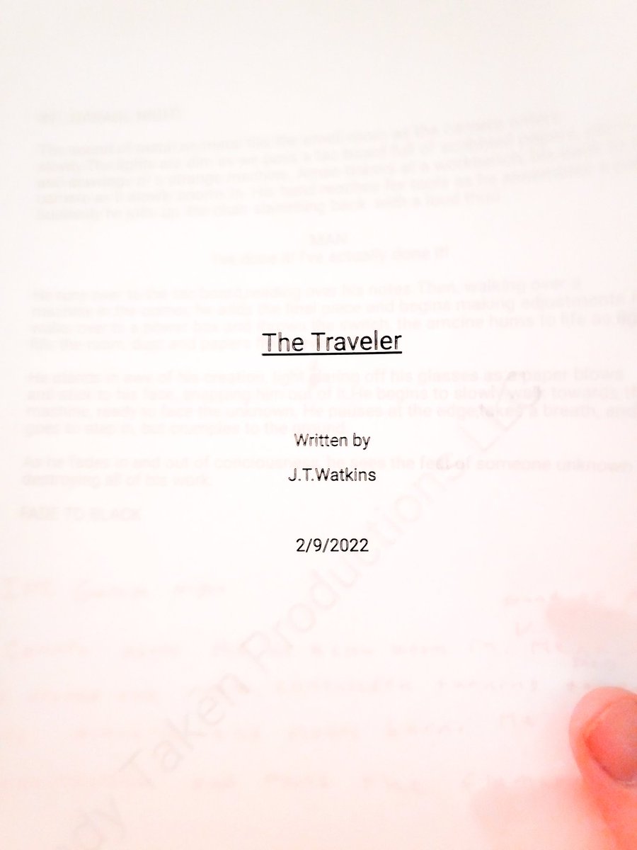 AlreadyTakenPro's tweet photo. Screenplays are coming along nicely! Follow us on Facebook and YouTube! Stay tuned! https://t.co/s1Z1X6OYMa