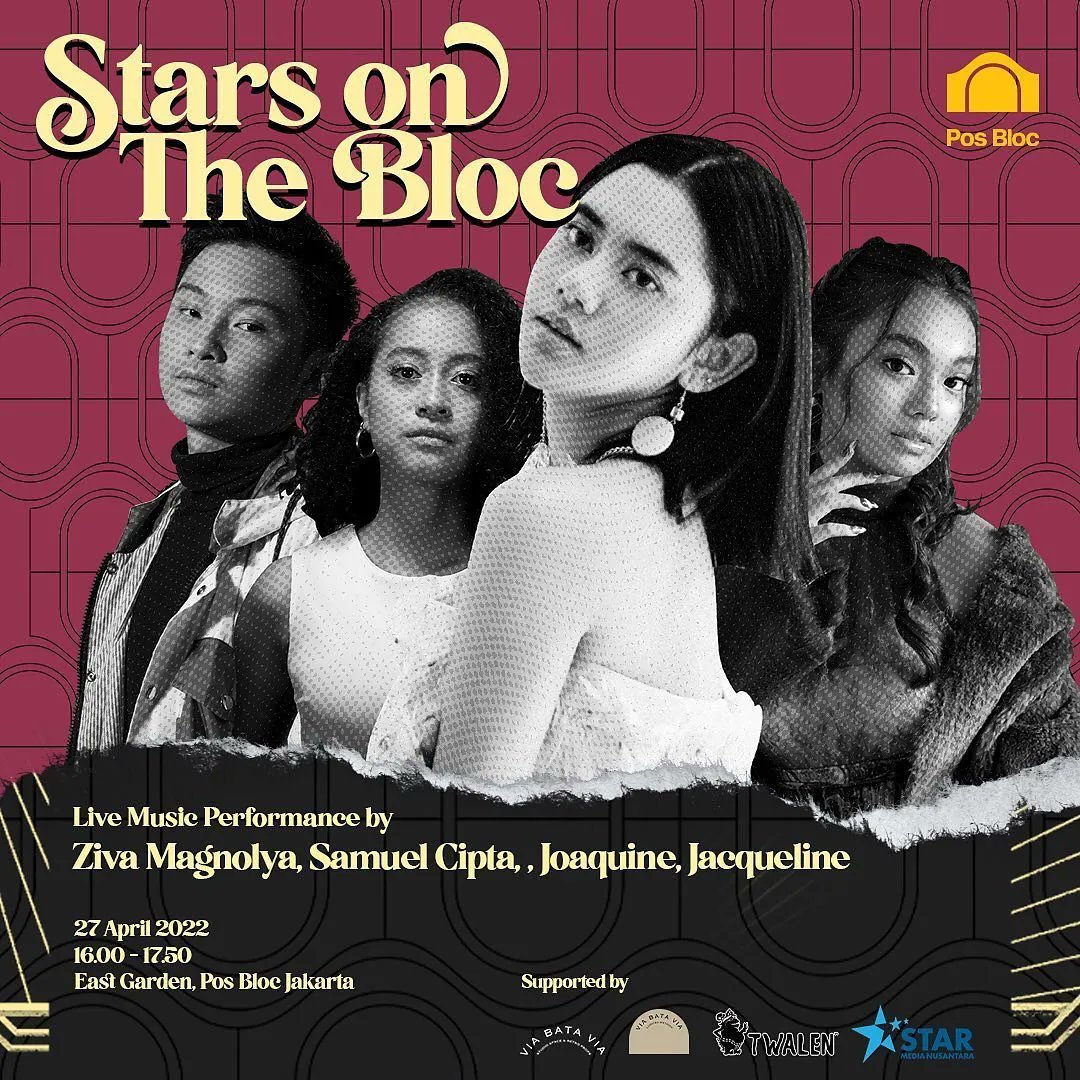 ZivellasOFC's tweet photo. Ngabuburit di Pos Bloc Jakarta yuk bareng @zivamagnolyeah 🥳
Sampai ketemu di East Garden
pukul 16.00- 17.50 ya
Acara tanggal 27 April 2022 🤗✨
#Posbloc #PosblocJakarta #SelebrasiKulturalBatavia #TamasyaKeWeltevreden #Weltevreden #WisataJakarta #JakartaPusat #zivamagnolya https://t.co/3pkYCYRhR7