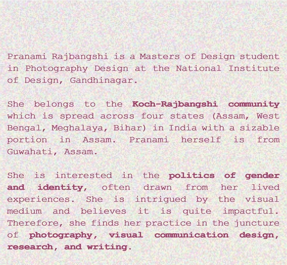 NELightBox's tweet photo. Residency Practitioner’s Announcement:
Our next #Artist  is @PranamiRajbangshi.  Pranami's practice lies in the juncture of #photography , #design , #research  and #writing . 

#exhibition #Assam #northeast #archives https://t.co/bFljmEmWdi