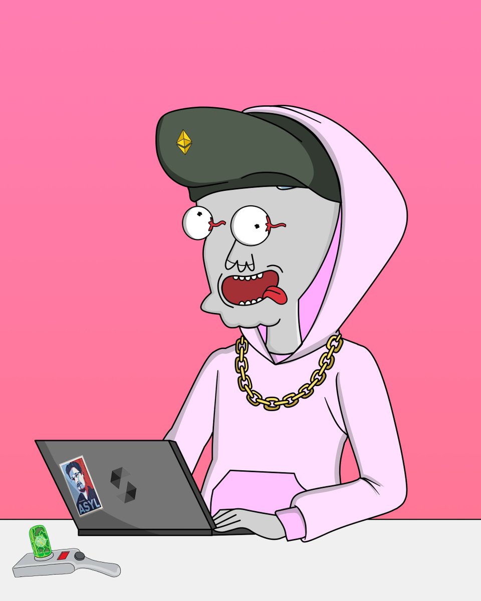 EthGuardians's tweet photo. When we came up with the idea for a documentary NFT collection, we knew that as degens and big fans of adult cartoons like Simpsons, Futurama, and especially Rick and Morty, we wanted to base the inspiration for the art and aesthetic on that style. https://t.co/tZ6nI2xA1o