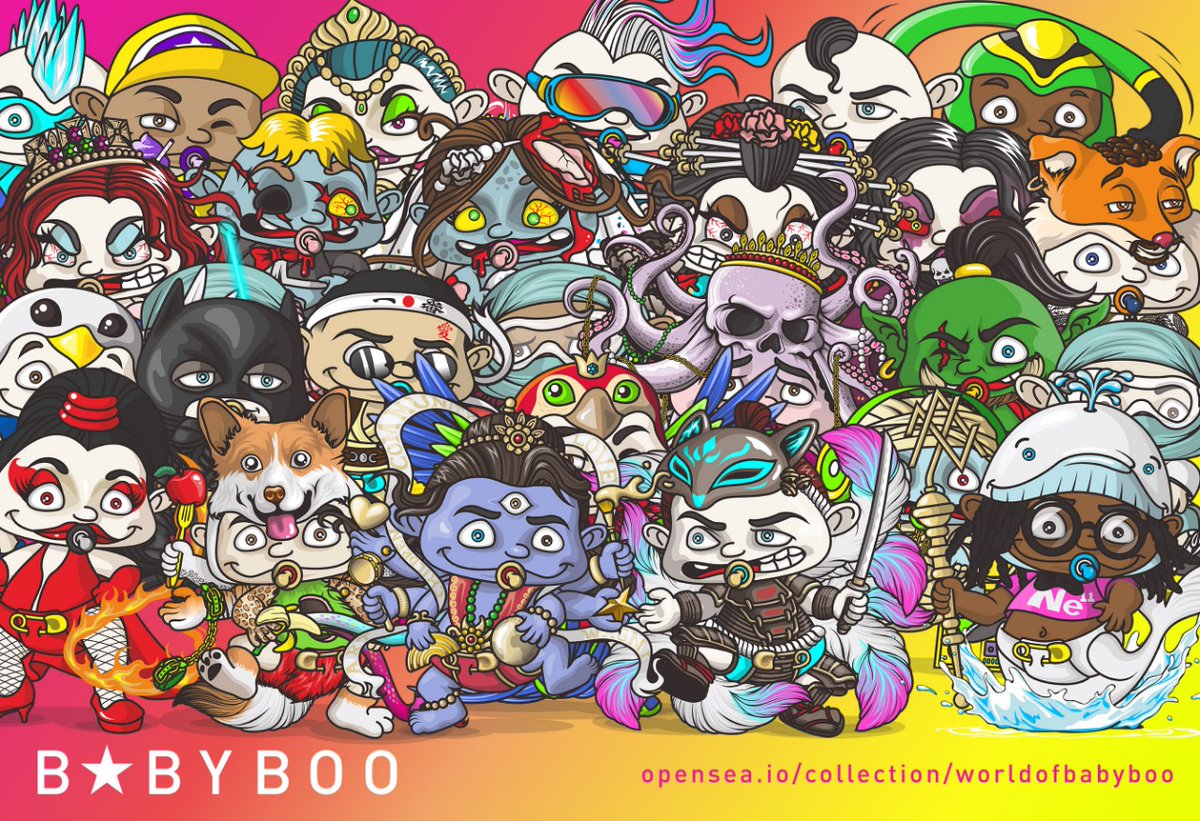 J_DegenZ's tweet image. BABYBOOs Assemble! 
Adopt a BABYBOO today if you like our artworks and 20% of proceeds go to partnered orphanage. 
We'll increase the percentage to 30% once 100 BABYBOOs are adopted! 
opensea.io/collection/wor…
Donate directly:
…ndokkasihagapeorphanage.wordpress.com
#NFTCommunity #NFTsales