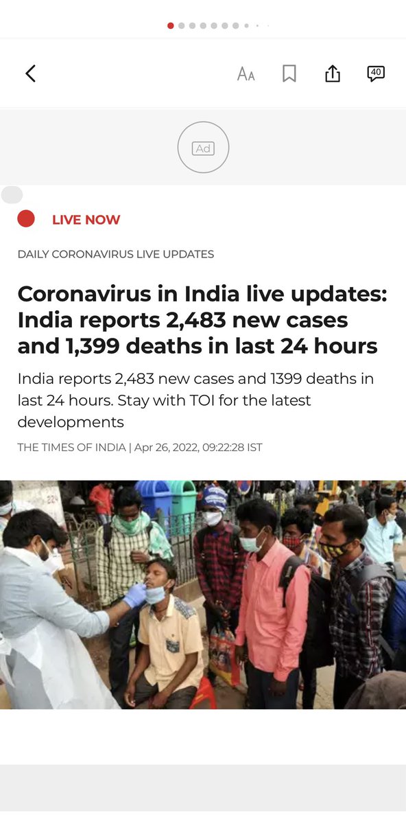 pradhansahaab's tweet photo. I urge @cbseindia29 to cancel the board exams as it’s not safe for children. Pls help @PMOIndia @narendramodi @Minister_Edu @EduMinOfIndia 
See yourself how much death ratio has increased😲…
#ModijiHelpBoardStudents2022 
#CBSE 
#cancelboardexam2022 
#InternalAssessmentForAll https://t.co/WVya28AXbD
