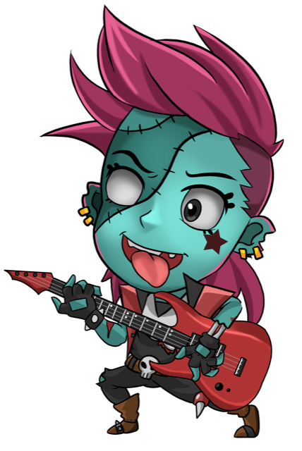 Undead and loving it. Gnatt the #Zombie is the youngest contestant dancing for control of the #Monster Council.