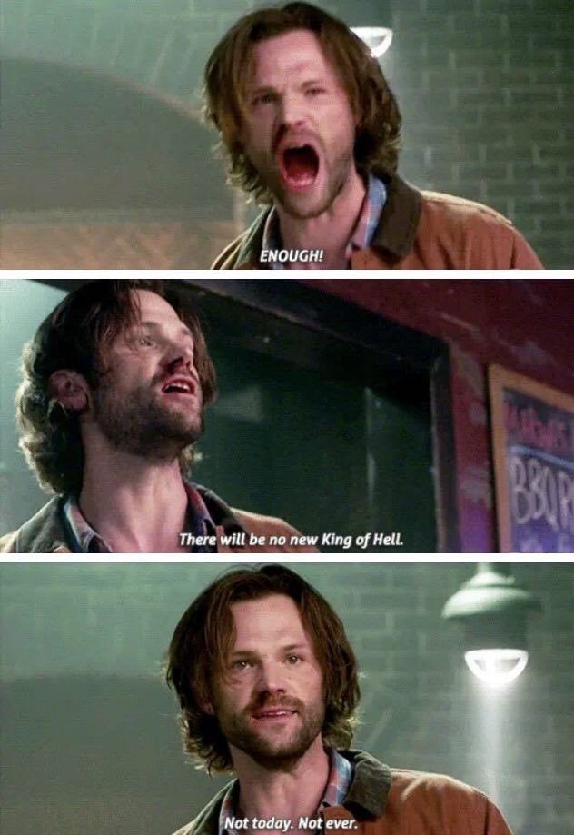 SamnDeanLoveYou's tweet photo. #SamWinchesterWeek badass Sam! https://t.co/3gSt5Zd7VJ