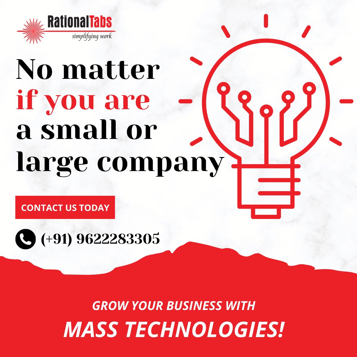 RationalTabsInc's tweet photo. Simplifying Your Business by Using Technologies to Engage Creative Minds Today. We Provide Technology Solutions For All Types of Businesses.

#Contact Us Today
Website: https://t.co/qgC9303ZSl
Email: info@rationaltabs.com
Sales: (+91) 96222 83305
#mobileapp #startup #developer https://t.co/xa3xDY06jj