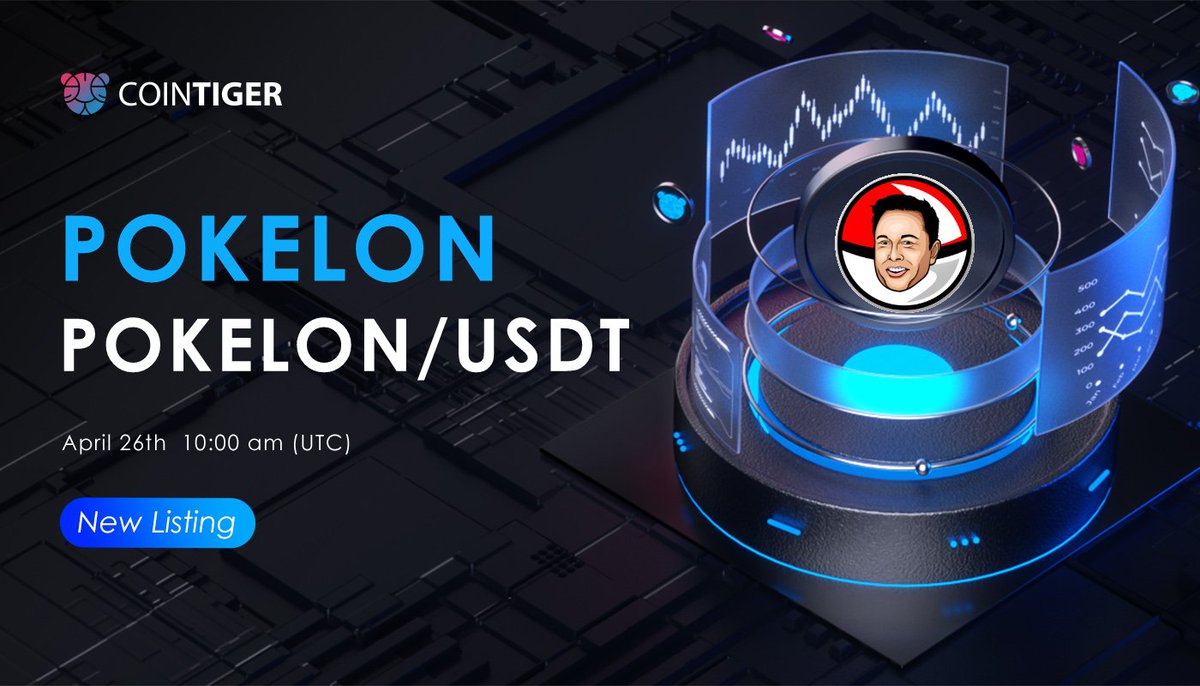 100xmeems's tweet photo. 📢#CoinTigerNewListing
 
#POKELON/USDT will be available on #CoinTiger at 10:00 am on 26 April 2022 (UTC).
@pokelonofficial
 
🌟Website: https://t.co/Cynt8cJkc1 
🌟Telegram: https://t.co/r1IBCpgsWR 
 
🔥Details: https://t.co/RK73w2xfnY https://t.co/2wzMN8CNCy https://t.co/z5VtcmSolL