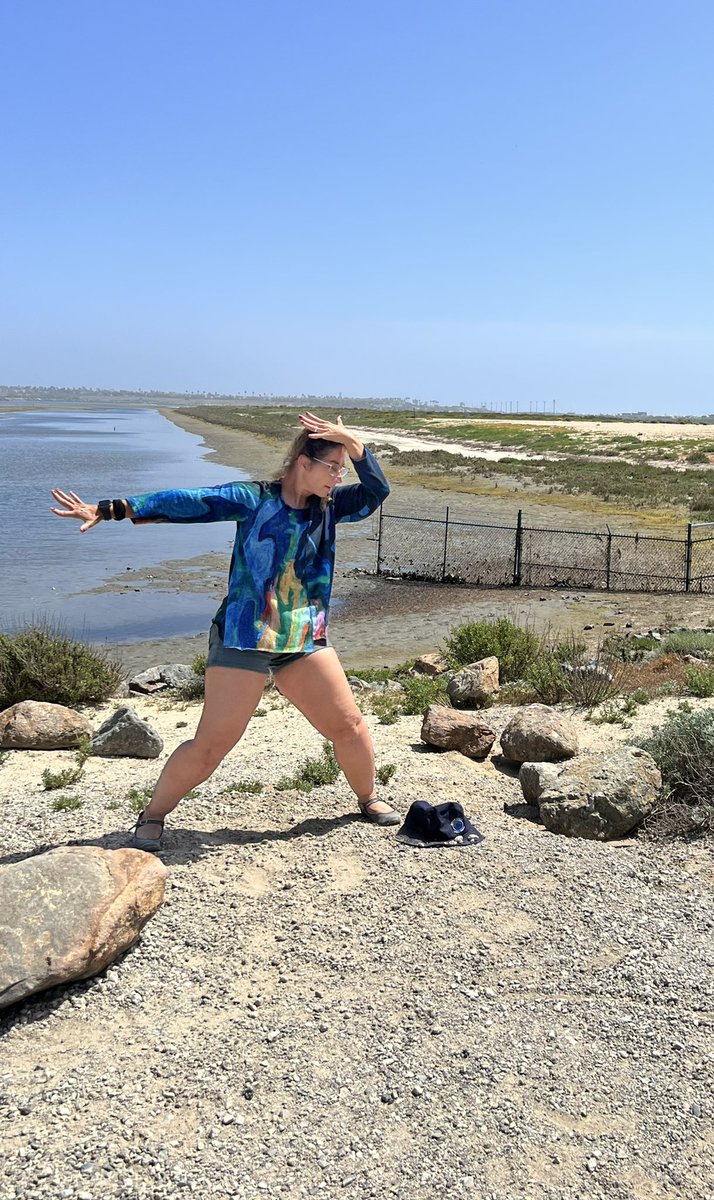 My sister in-law took pics at rehearsal for my @NatlWaterDance project. #Dance